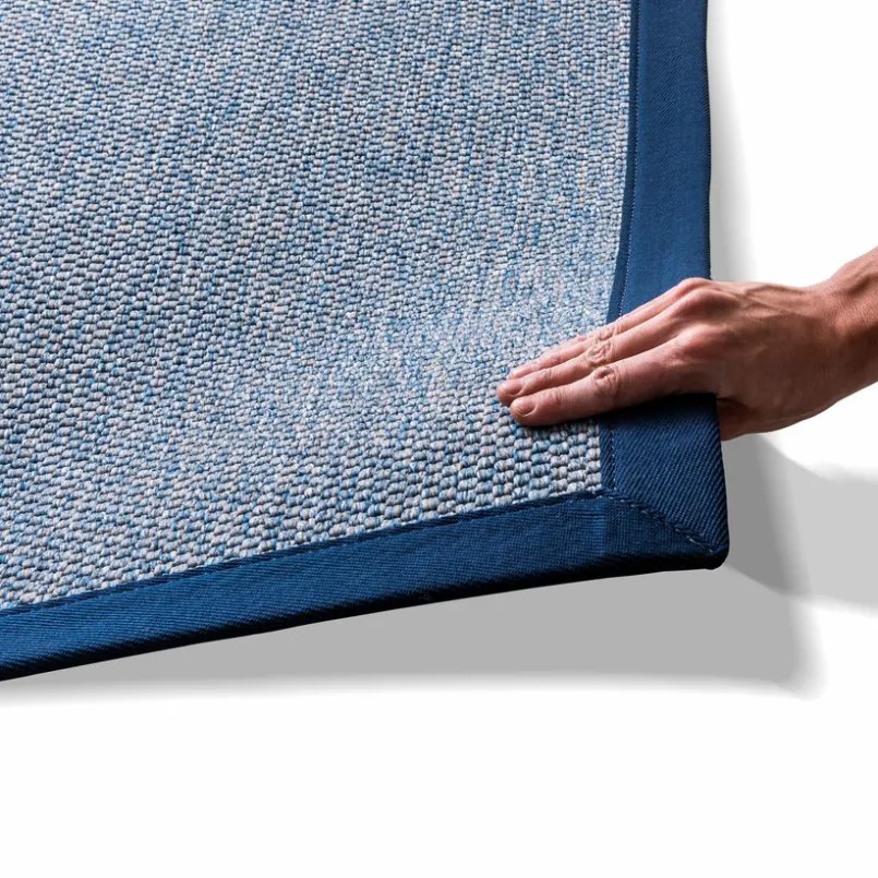Natur(Look) Teppiche-Webteppich Yoko Provence-VS 140 x 200cm Blau