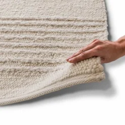 Natur(Look) Teppiche|Allgäuer Teppichmanufaktur Webteppich Alpina Design III 200x300cm Beige