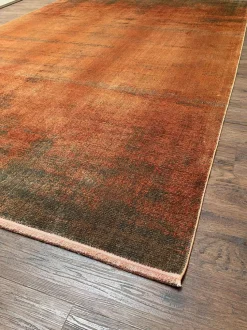 Moderne Teppiche-Webteppich Besancon Limite 290 x 390 cm Orange