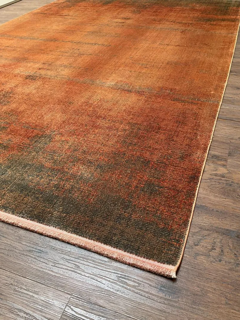 Moderne Teppiche-Webteppich Besancon Limite 290 x 390 cm Orange