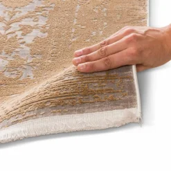 Moderne Teppiche-Webteppich Etena 160 x 230 cm Gold