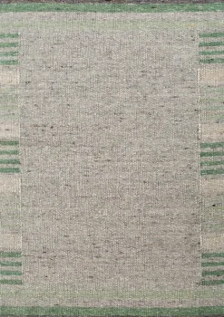 TISCA Natur(Look) Teppiche-Webteppich Loft 70 x 140 cm Grün
