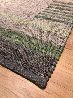 TISCA Natur(Look) Teppiche-Webteppich Loft 70 x 140 cm Grün