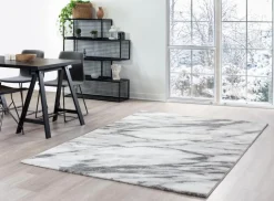 Webteppich Marbling 67 x 130 cm< Outlet