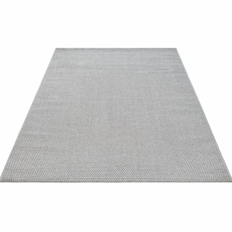 Natur(Look) Teppiche| Webteppich Mora 160 x 230 cm Silber