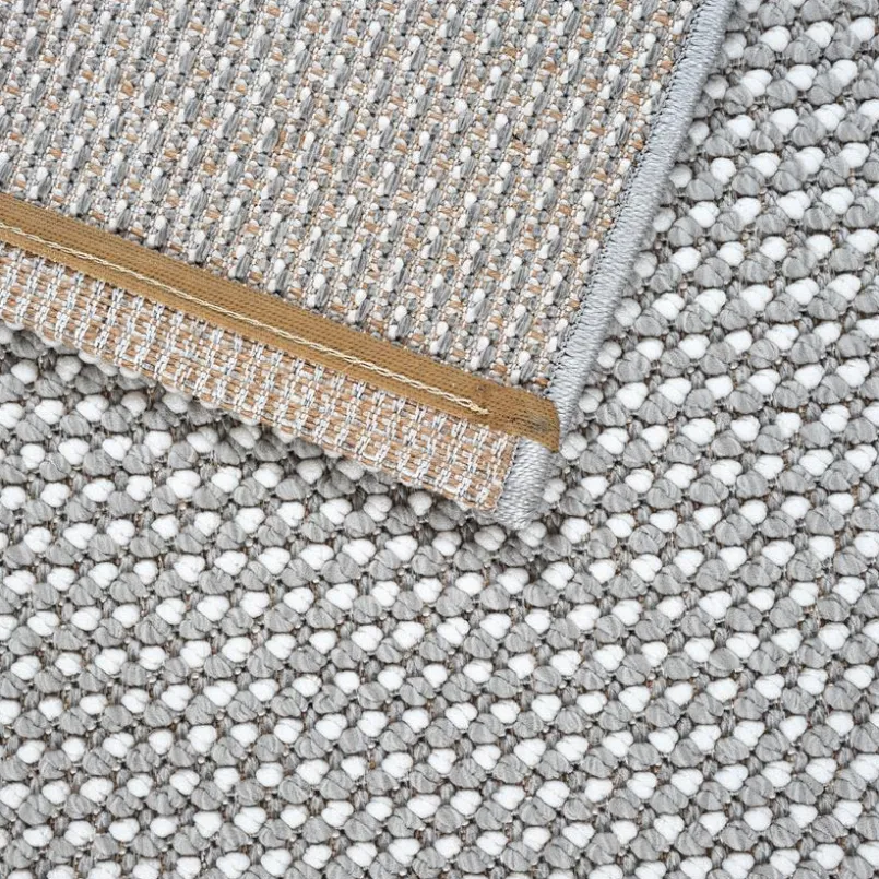 Natur(Look) Teppiche| Webteppich Mora 160 x 230 cm Silber