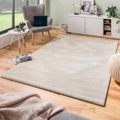 Moderne Teppiche-Webteppich Pace 240 x 290 cm Sand