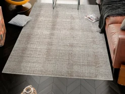 Musterring Moderne Teppiche-Webteppich Plains 206 x 250 cm Beige / Braun