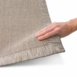 Natur(Look) Teppiche-Webteppich Riva 170 x 230 cm Grau