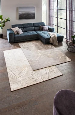 Moderne Teppiche-Webteppich Shiny 160 x 230 cm Cream