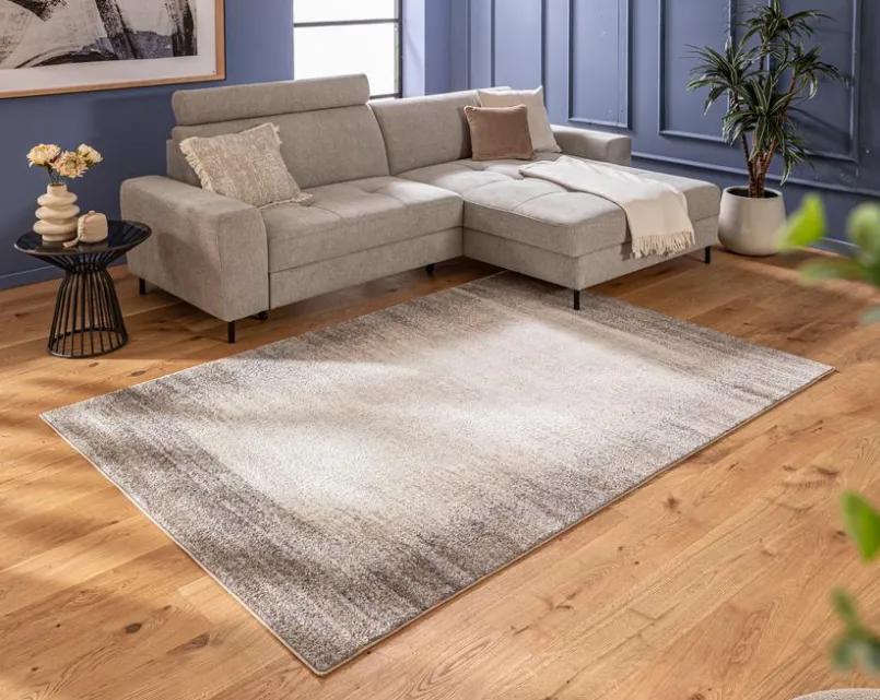 Natur(Look) Teppiche-Webteppich Toledo 133 x 190 cm Grau