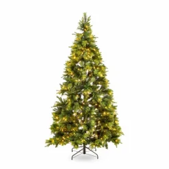 Für Den Weihnachtsbaum|Grünpflanzen-Weihnachtsbaum mit LED 225 cm Grün