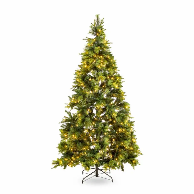 Für Den Weihnachtsbaum|Grünpflanzen-Weihnachtsbaum mit LED 225 cm Grün