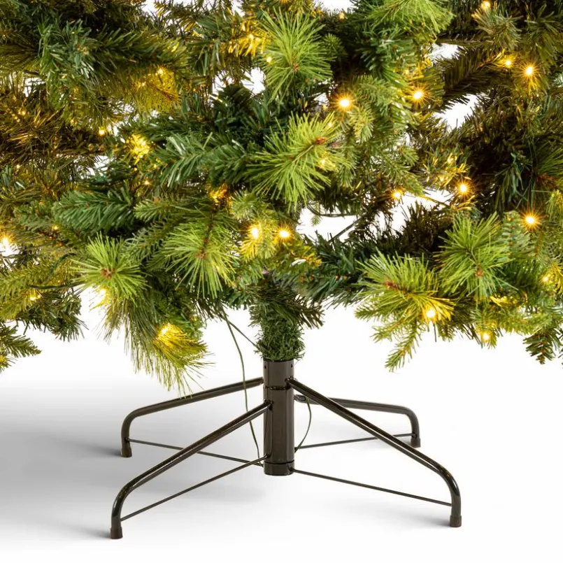 Für Den Weihnachtsbaum|Grünpflanzen-Weihnachtsbaum mit LED 225 cm Grün