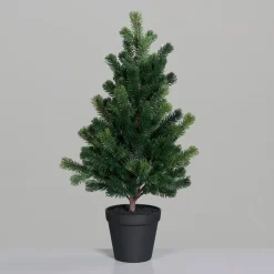 Grünpflanzen-Weihnachtsbaum Tanne 48 cm Grün