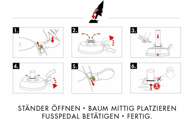 Weihnachtsbaumständer Green Line< Outlet