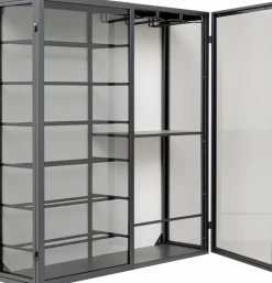 KARE DESIGN Vitrinen|Regale-Weinregal Porto Schwarz