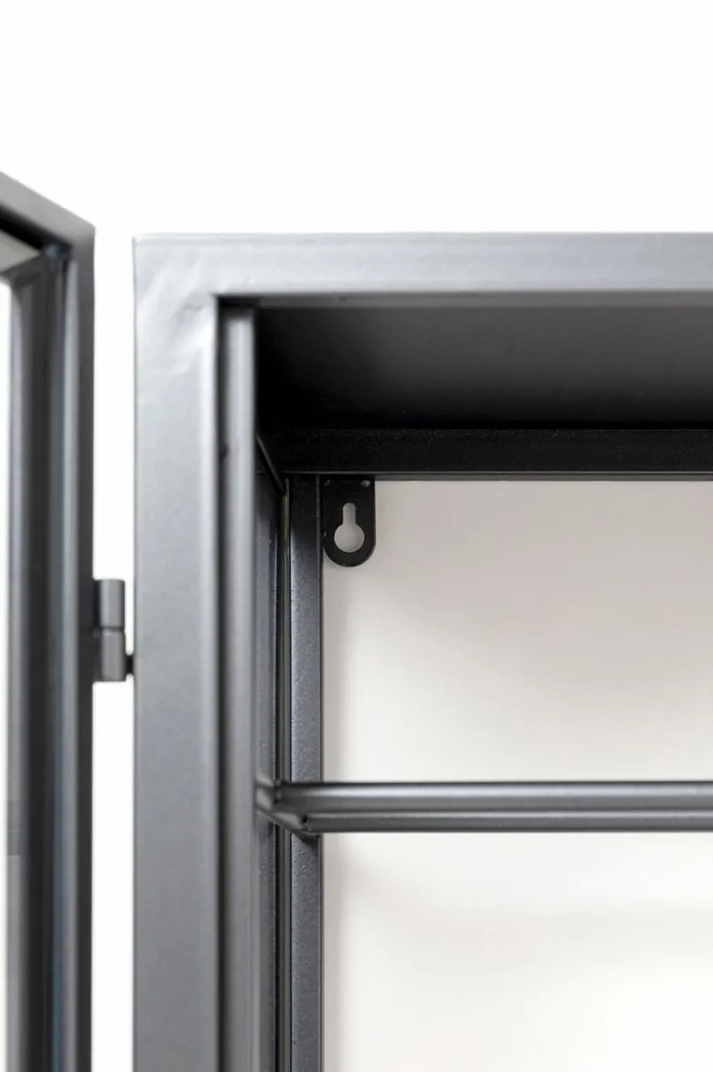 KARE DESIGN Vitrinen|Regale-Weinregal Porto Schwarz