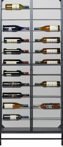 KARE DESIGN Vitrinen|Regale-Weinregal Porto 87878 Schwarz
