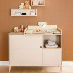 Paidi Kinderkommoden & -Nachttische|Kinderkommoden & -Nachttische-Wickelkommode Mila & Ben Cashmere-Beige
