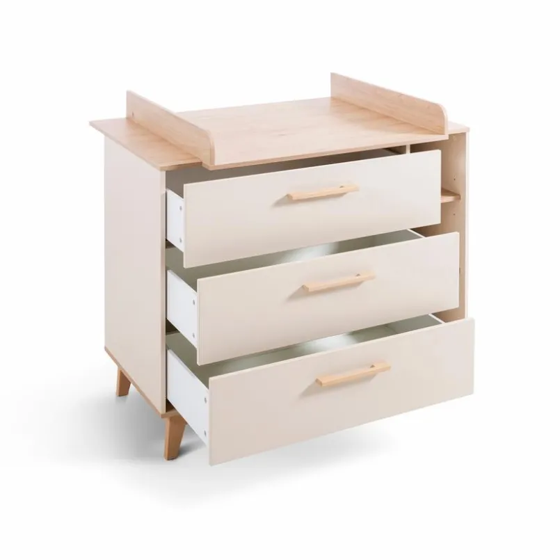 Wickelkommoden|Wickelkommoden|roba Baumann Wickelkommode Porto Beige