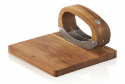 Schneidwaren|AdHoc Wiegemesser RoccaVerde 2tlg. Braun
