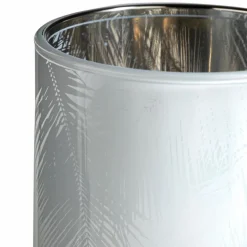 Windlicht Palmblatt 12,5 cm< New