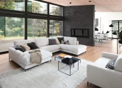 Sormani Sofas & Couches-Wohnlandschaft Florenz Snow