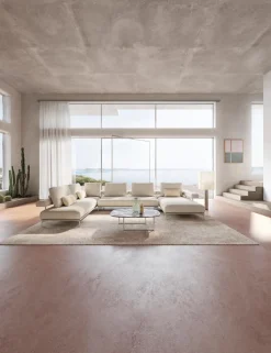 Rolf Benz Sofas & Couches-Wohnlandschaft 524 Jaz Cremeweiß