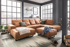 filippo Sofas & Couches-Wohnlandschaft Antwerp Cognac