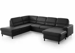 ComfortPlan Sofas & Couches-Wohnlandschaft Livingston Schwarz