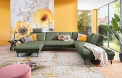 Sofas & Couches|Segmüller Werkstätten Wohnlandschaft Mara Grün
