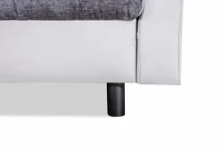 BOOOM Sofas & Couches-Wohnlandschaft mit Hocker Antonia Anthrazit