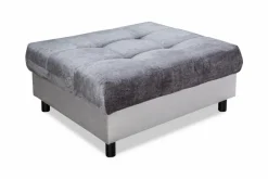 BOOOM Sofas & Couches-Wohnlandschaft mit Hocker Antonia Anthrazit