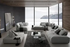 designwerk Sofas & Couches-Wohnlandschaft Palace Dark Grey
