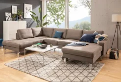 Sormani Sofas & Couches-Wohnlandschaft Rom Anthrazit