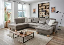 ComfortPlan Sofas & Couches-Wohnlandschaft Sölden Platin