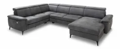 Sofas & Couches-Wohnlandschaft Vigo Grau