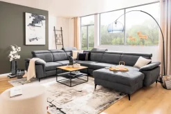 Sofas & Couches-Wohnlandschaft Vigo Grau