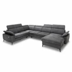 Sofas & Couches-Wohnlandschaft Vigo Grau