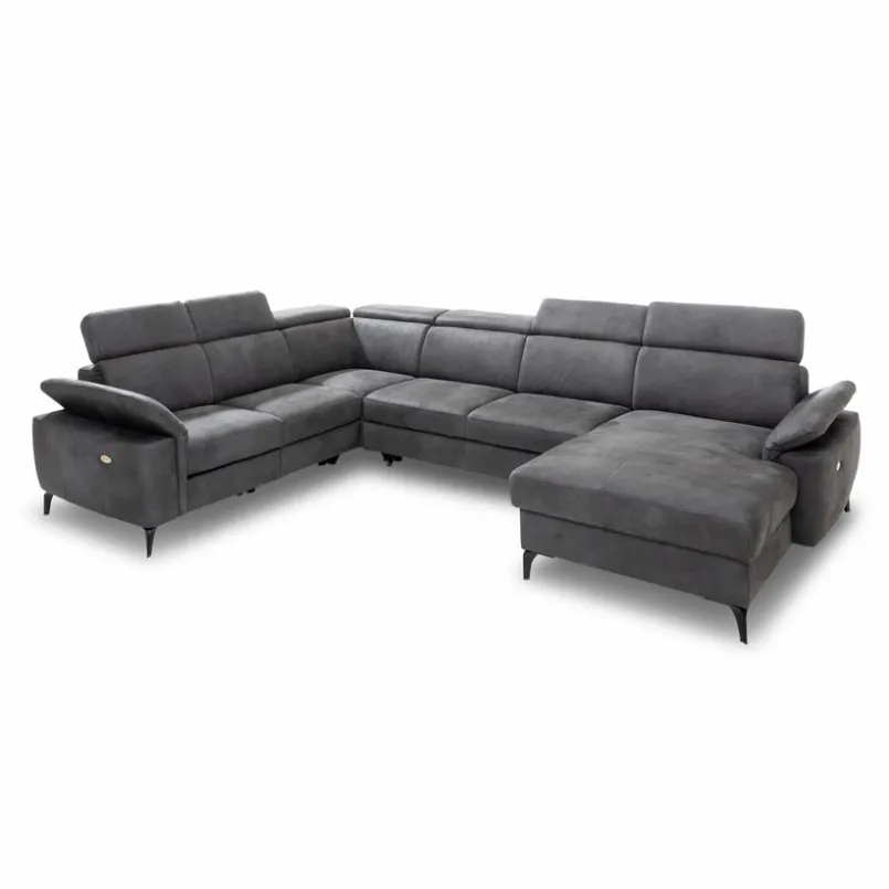 Sofas & Couches-Wohnlandschaft Vigo Grau