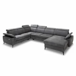 Sofas & Couches-Wohnlandschaft Vigo Grau