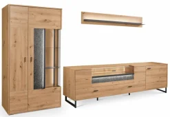set one by Musterring Wohnwände & Tv-Lowboards-Wohnwand Deltona Eiche Artisan