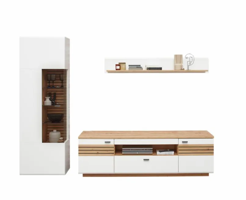 Wohnwände & Tv-Lowboards|Wohnconcept Wohnwand Duron Weiß