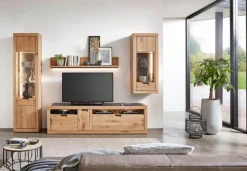 IDEAL Wohnen Wohnwände & Tv-Lowboards-Wohnwand Esberg Artisan-Eiche