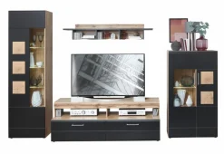 Wohnwände & Tv-Lowboards|Innostyle Wohnwand Sonate Schwarz