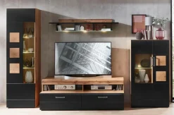 Wohnwände & Tv-Lowboards|Innostyle Wohnwand Sonate Schwarz