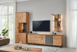 IDEAL Wohnen Wohnwände & Tv-Lowboards-Wohnwand Tunis Asteiche