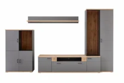 Wohnwände & Tv-Lowboards|IDEAL Wohnen Wohnwand Houton Grau