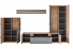 Wohnwände & Tv-Lowboards|IDEAL Wohnen Wohnwand Houton Grau